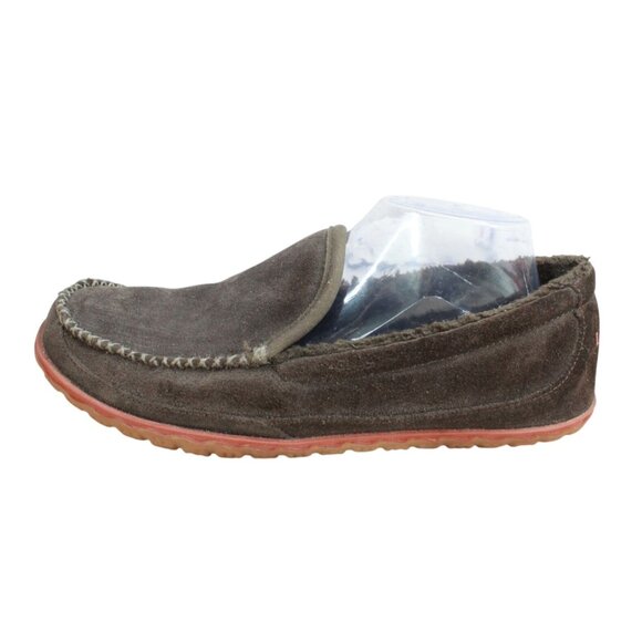 LL Bean Mountain Slippers Suede Bean Boot Brown Size 9 M - Picture 1 of 9